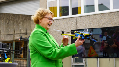 Drohnen, 3D-Scanner und E-Autos gehören bei der Polizei jetzt zur Standardausrüstung