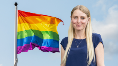 AfD-Politikerin im Auge der Justiz wegen einer Äußerung zu der Regenbogenfahne