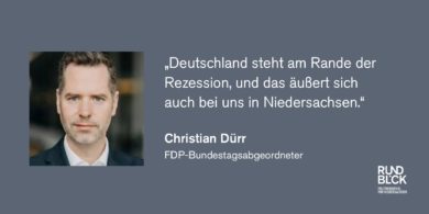 Konjunkturflaute sorgt vor allem in Niedersachsen für Kurzarbeit