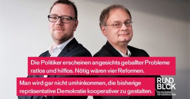 Brauchen wir neue Formen der politischen Kommunikation?