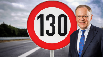 Stephan Weil für Tempolimit auf Autobahnen