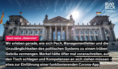 Warum Deutschland die Corona-Krise nicht vernünftig geregelt bekommen kann